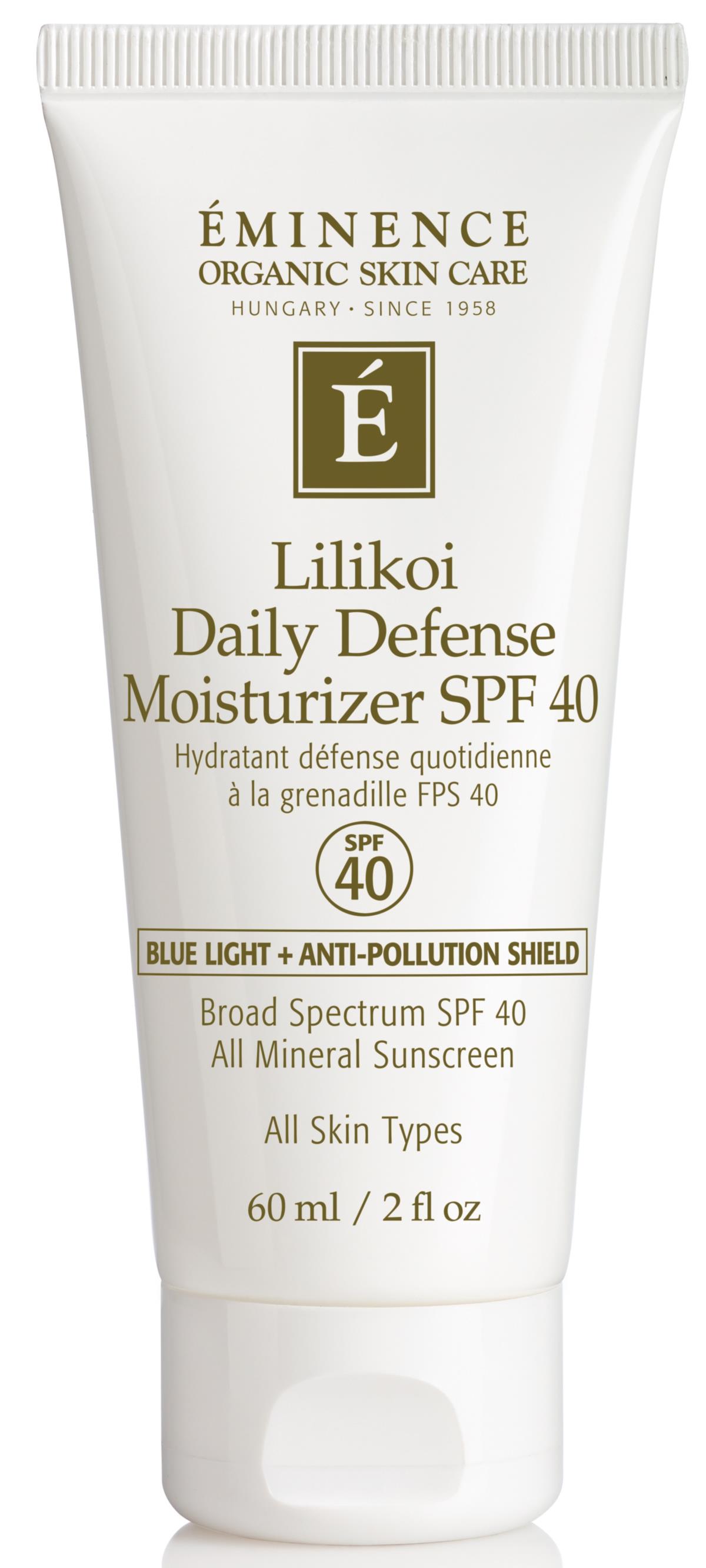Eminence Organics Lilikoi Daily Defense Moisturizer SPF40 60 ml