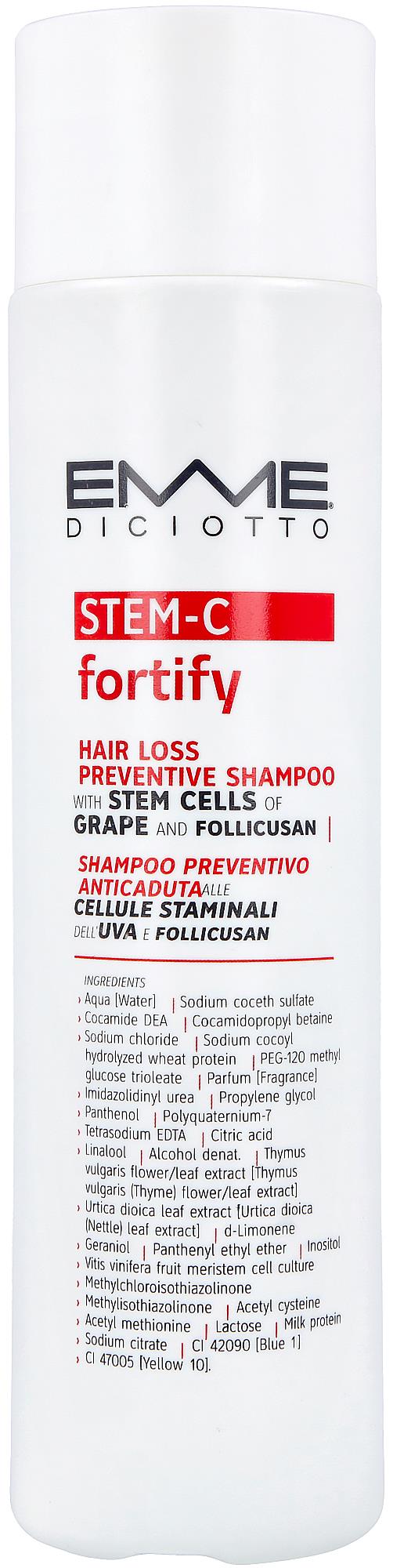 Emmediciotto STEM-C Fortify Hair Loss Preventive Shampoo 250 ml 