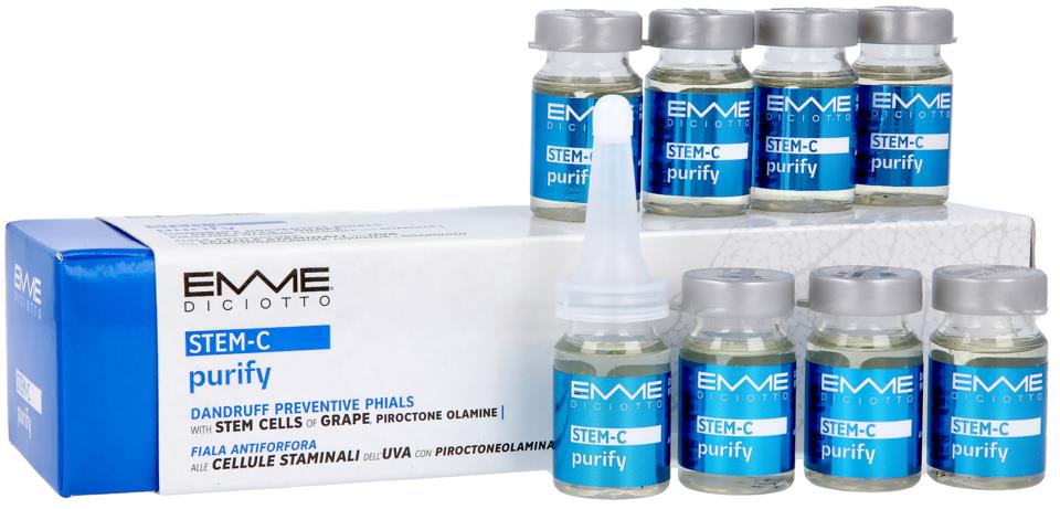 Emmediciotto STEM-C Purify Dandruff Preventive Phials 8 pack