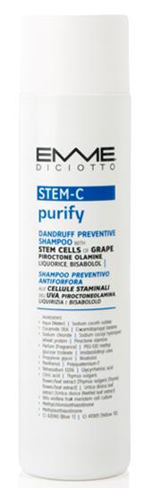 Emmediciotto STEM-C Purify Dandruff Preventive Shampoo 250ml