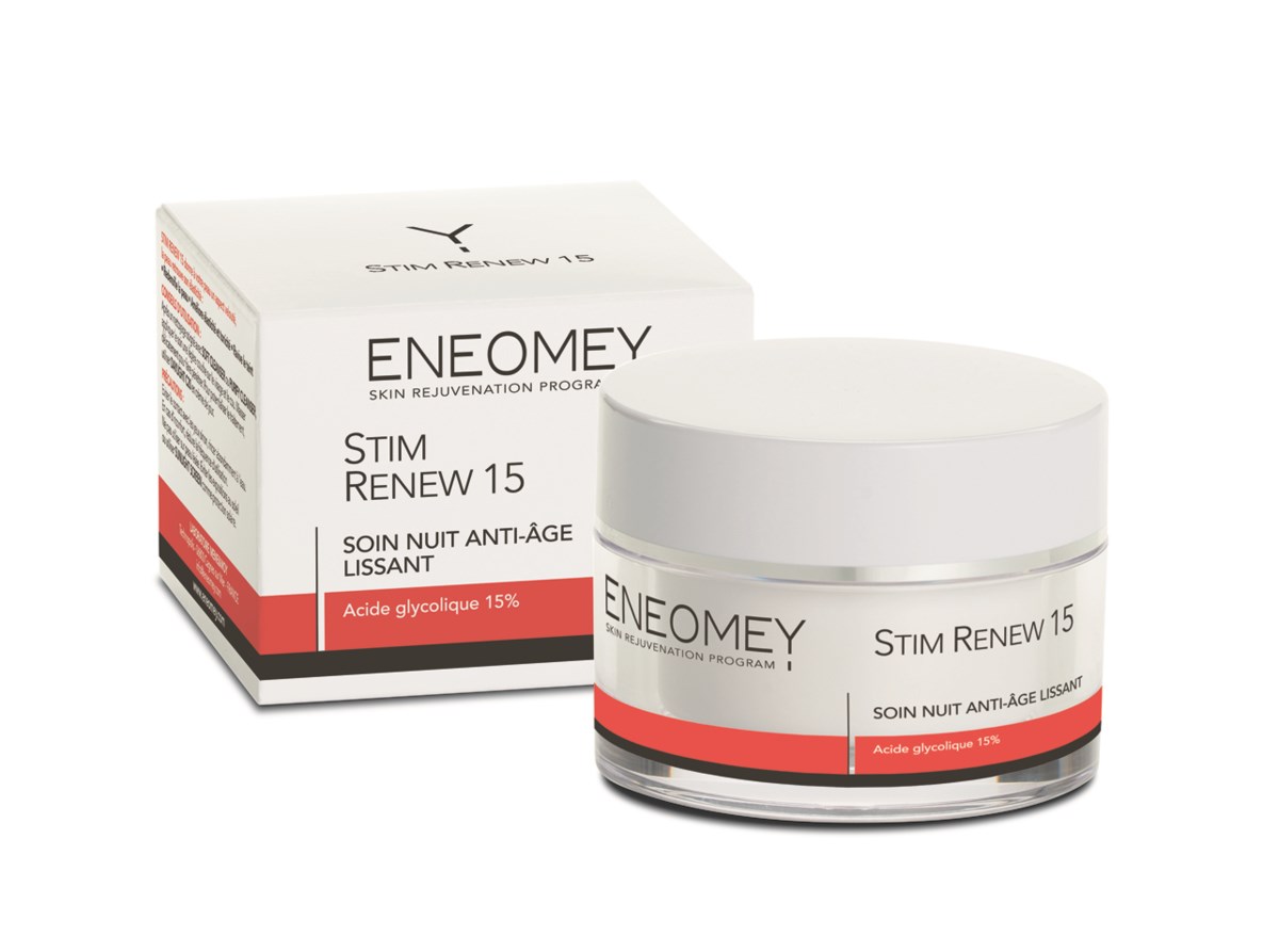 Ночной крем для лица Eneomey Stim Renew 15, с гликолевой кислотой 15%, антивозрастной, 50 мл