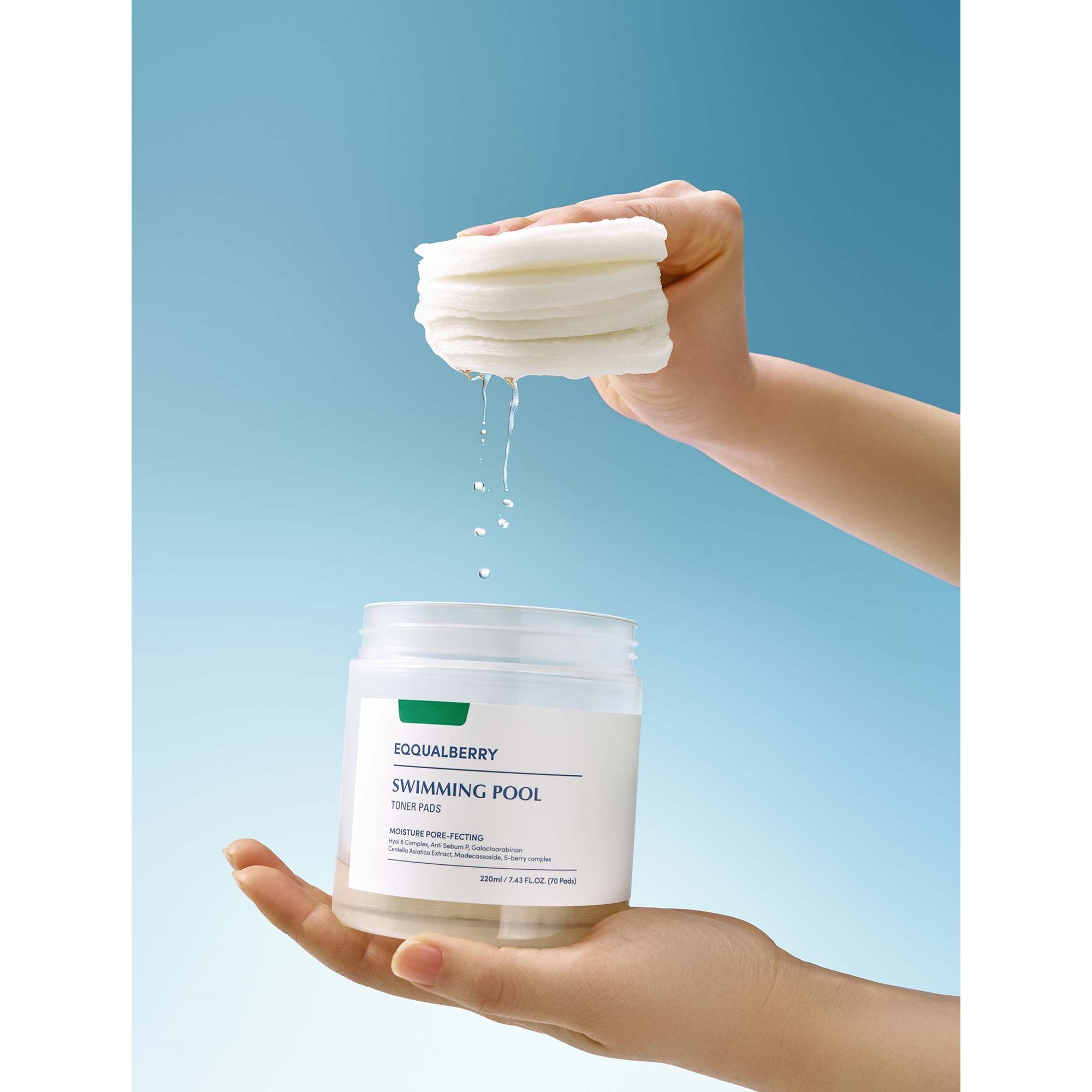 Eqqualberry Swimming Pool Toner Pads 220 ml (obrázok 4)