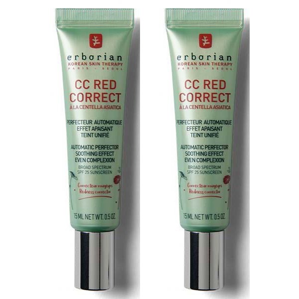 Erborian Bundle CC Red Correct 15 ml x 2