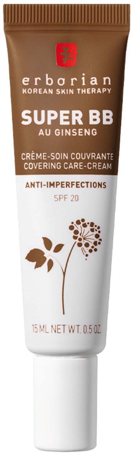 En tube af Erborian Super BB-cream med Ginseng, SPF 20, og anti-blem høje.