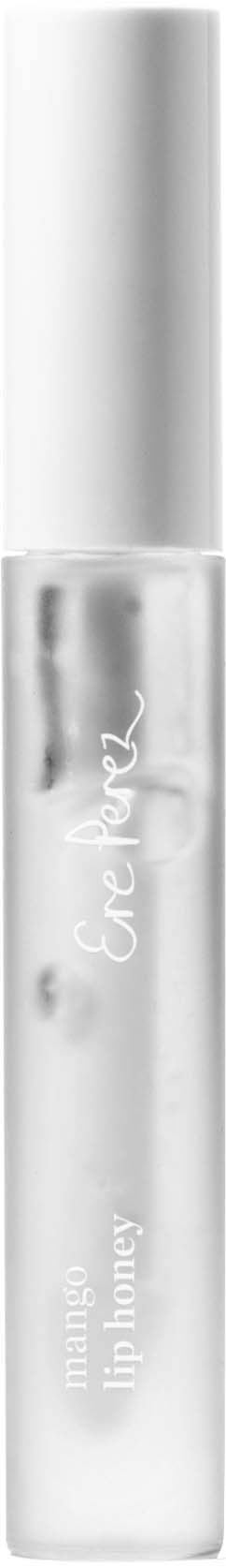 Et klart rør merket 'mama lip honey' med en sølvhette. Det er en leppestift eller leppebalsam.