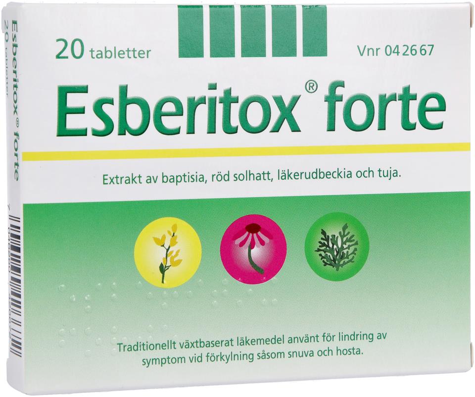 Esberitox Forte 20 Tabletter