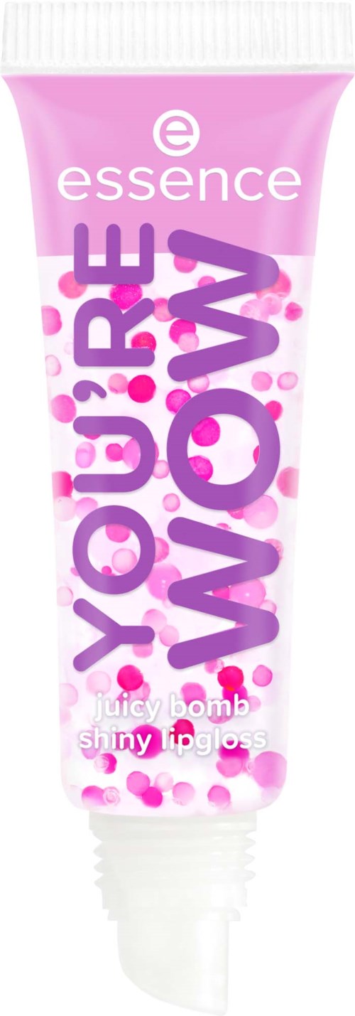 essence Say It With Juicy You're Wow Juicy Bomb Shiny Lipgloss 04 Strawberry Splash