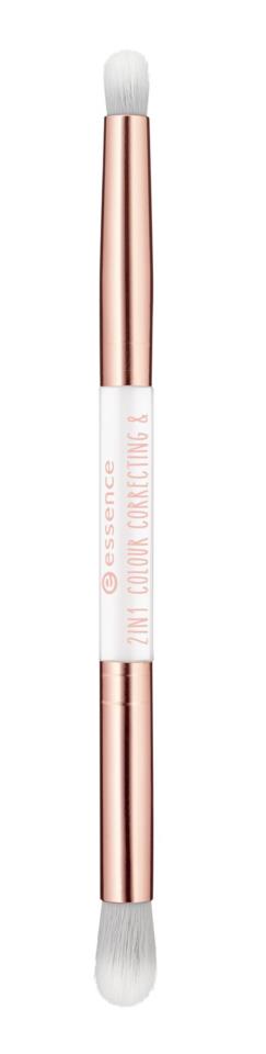 essence 2in1 colour correcting & contouring brush