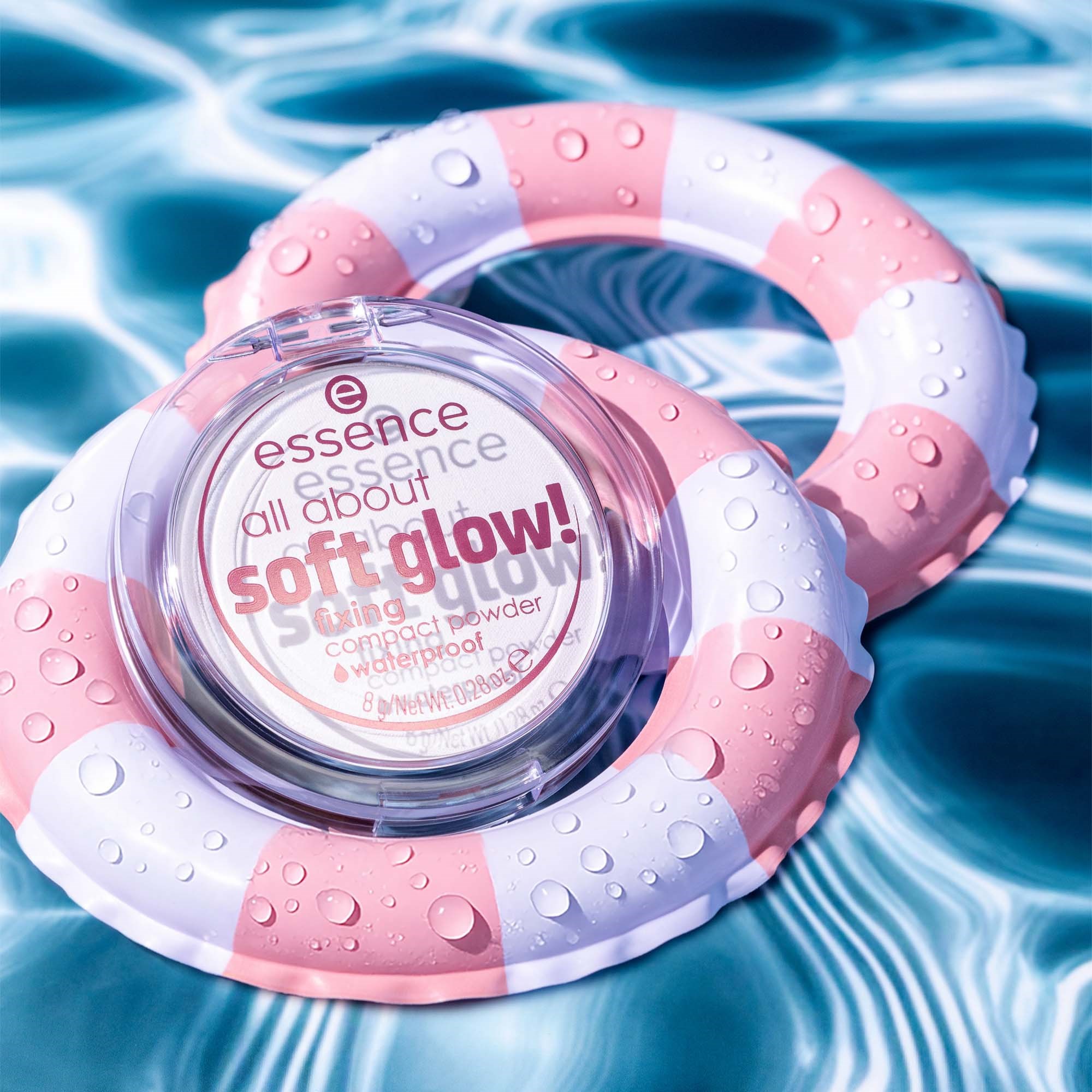 essence All About Soft Glow! Fixing Compact Powder Waterproof (obrázok 4)