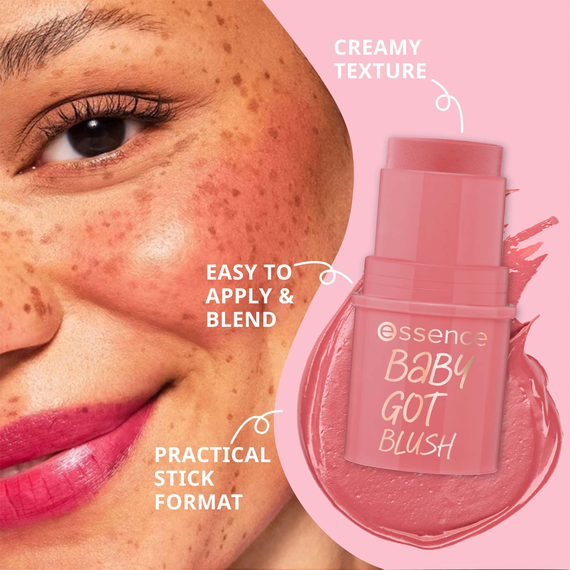 essence Baby Got Blush 30 - róż w sztyfcie 30 rosé all day (obrázok 8)