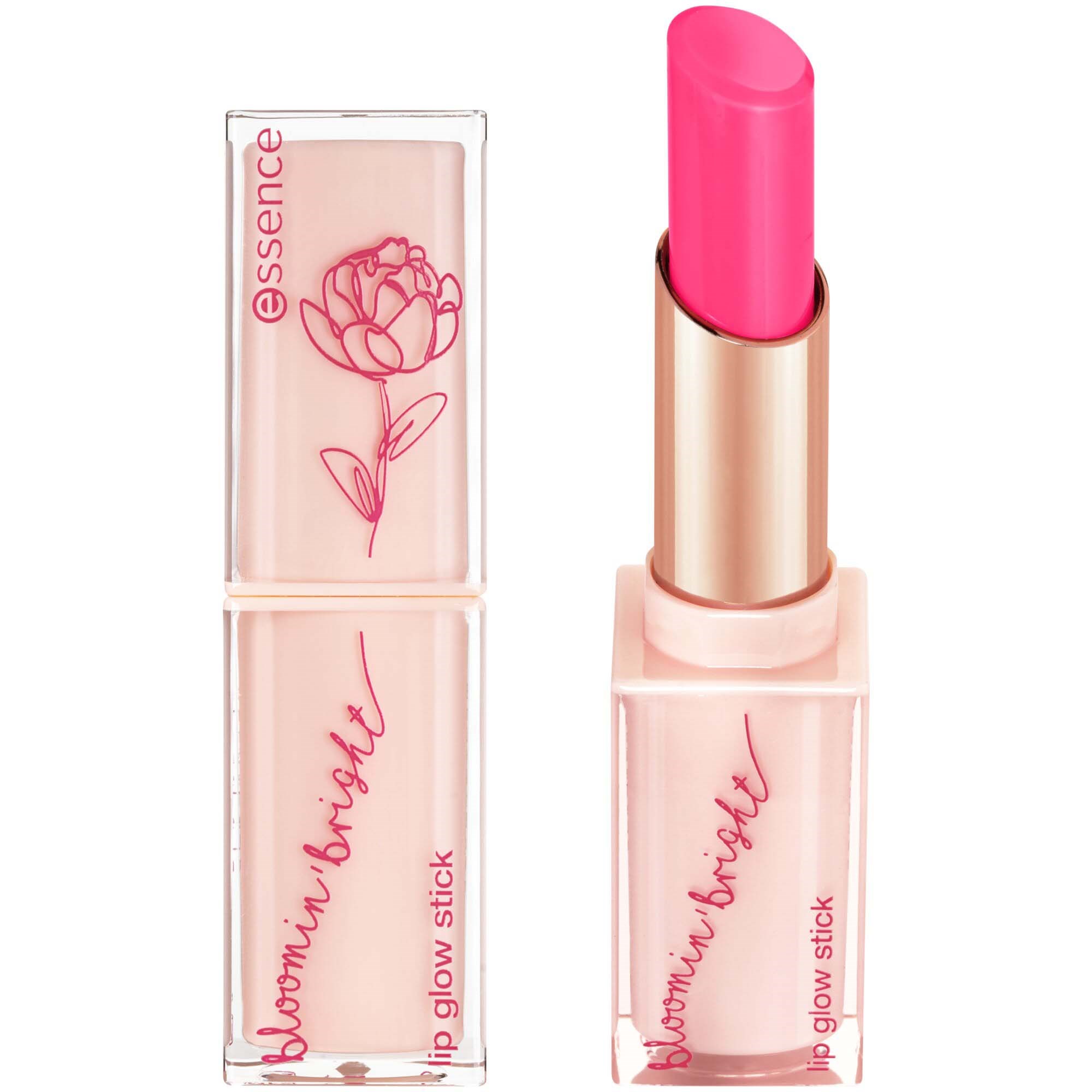 essence Bloomin’ Bright Lip Glow Stick 01 Smilin’ Bright