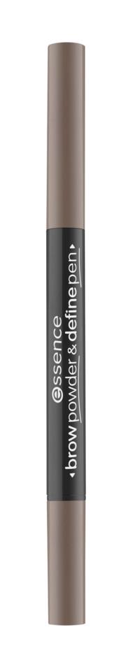 essence brow powder & define pen 01