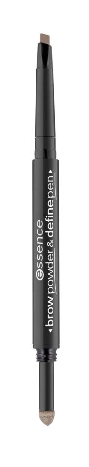 essence brow powder & define pen 01