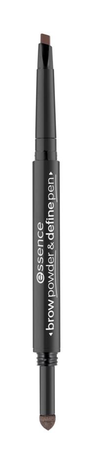 essence brow powder & define pen 02