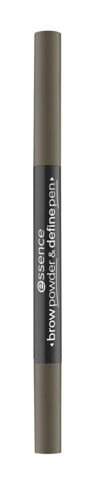 essence brow powder & define pen 03