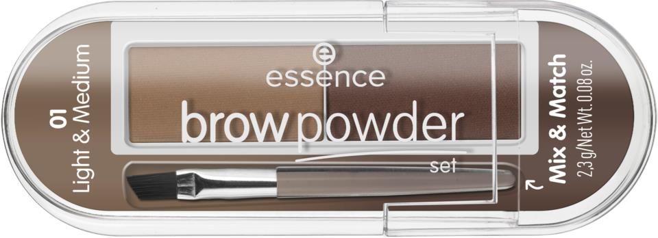 essence brow powder set 01