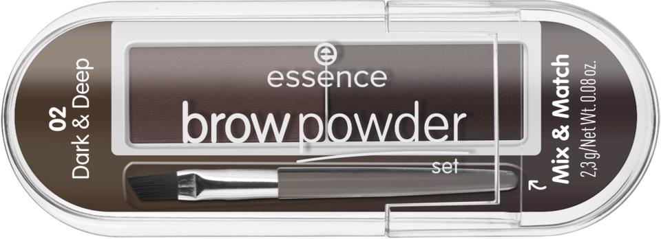 essence brow powder set 02