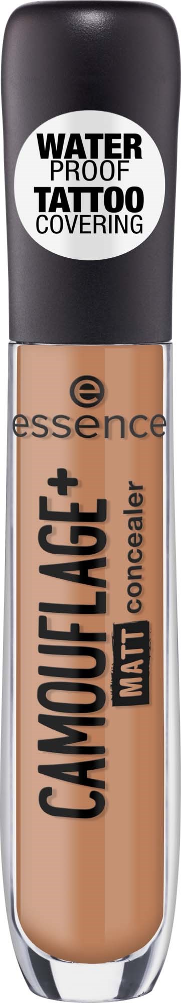 Concealer with waterproof tattoo coverage claims and skin tone color.