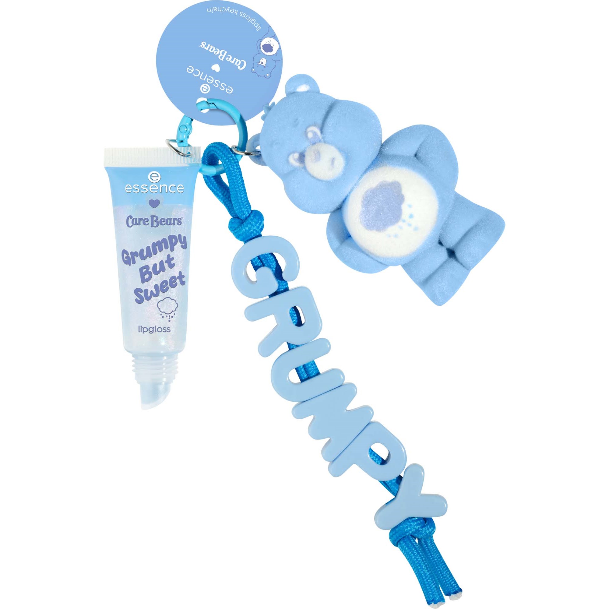 essence Care Bears Lipgloss Keychain 01 Grumpy But Sweet