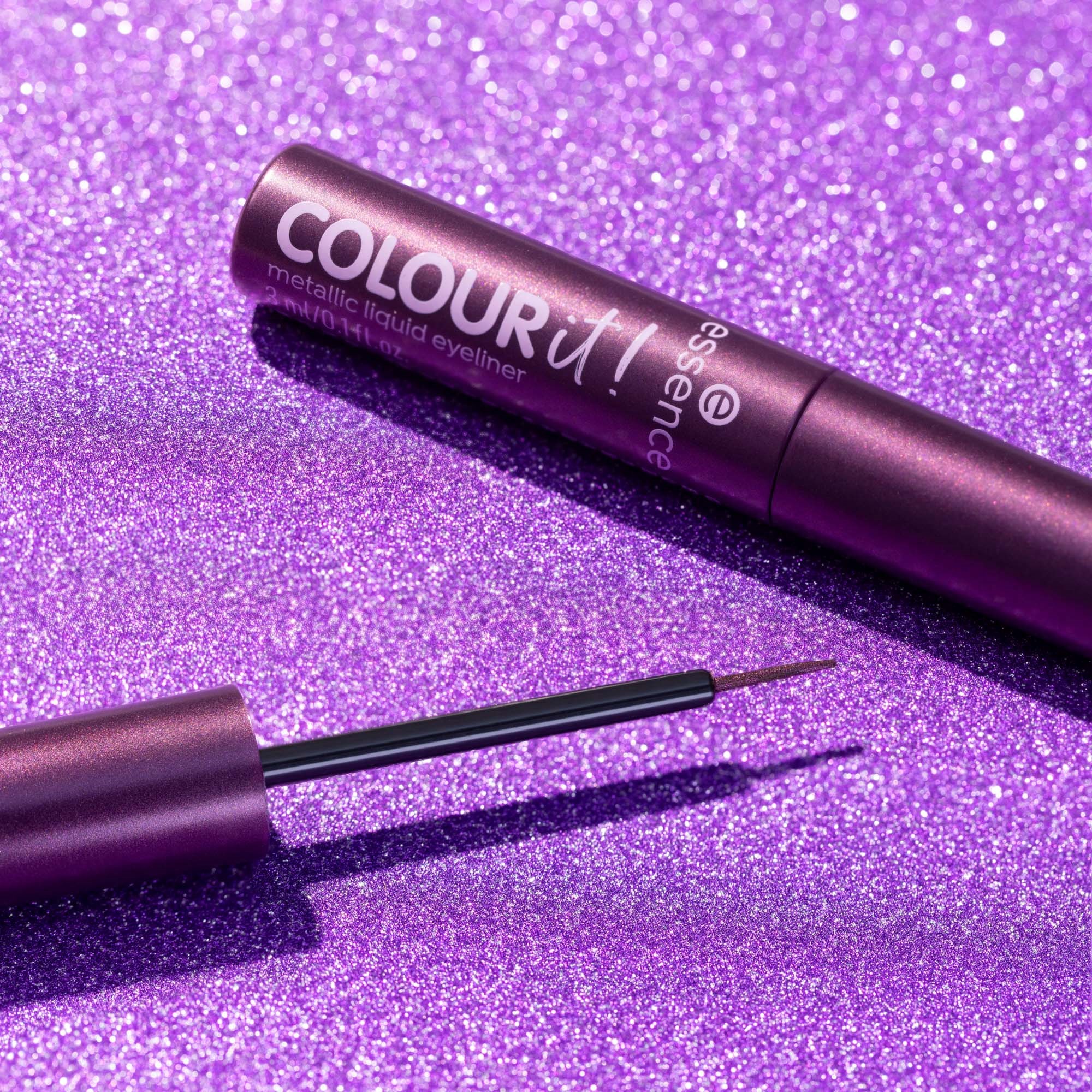 essence Colour It! Metallic Liquid Liner 02 Dark Cherry (obrázok 6)