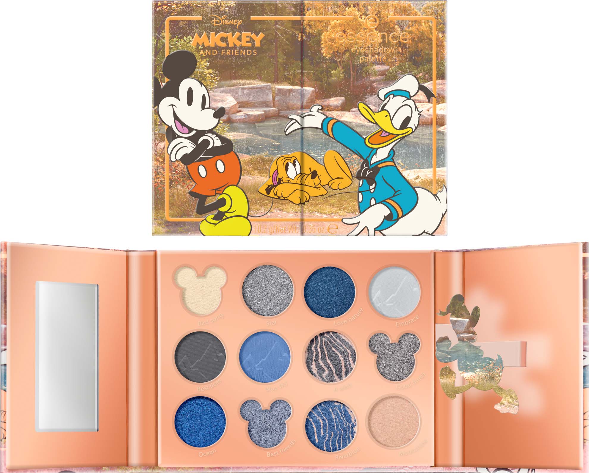 Essence x Disney Mickey and Friends is now at Ulta.com (online only). -  Dreams Are Forever Eyeshadow Palette, $9.99 - Imagination Has No…