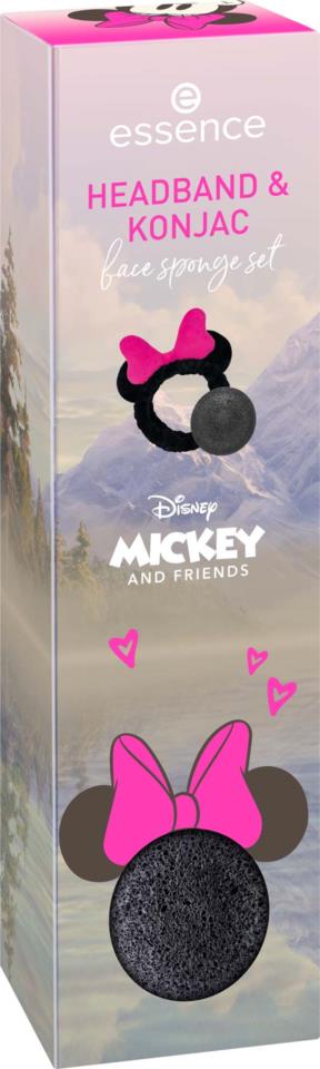 essence Disney Mickey And Friends Headband And Konjac Face Sponge Set