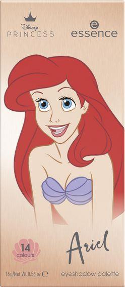 essence Disney Princess Ariel eyeshadow palette 01