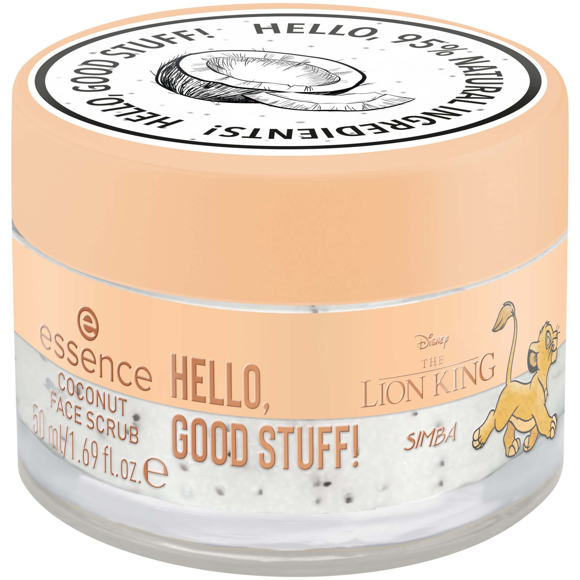 essence Disney The Lion King HELLO GOOD STUFF! Coconut Face Scrub 50