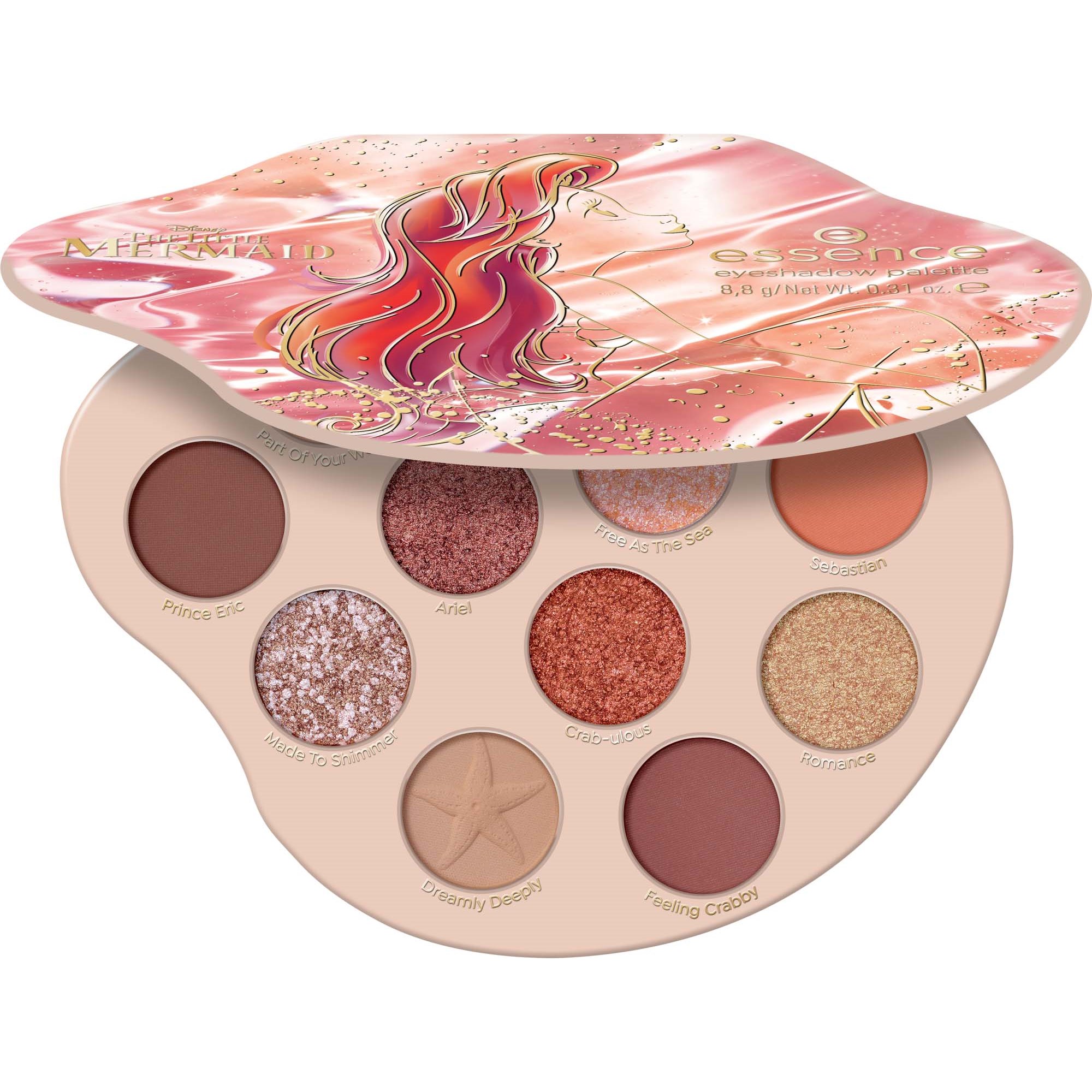 essence Disney THE LITTLE MERMAID Eyeshadow Palette 01 Dreaming Of Ano (obrázok 3)