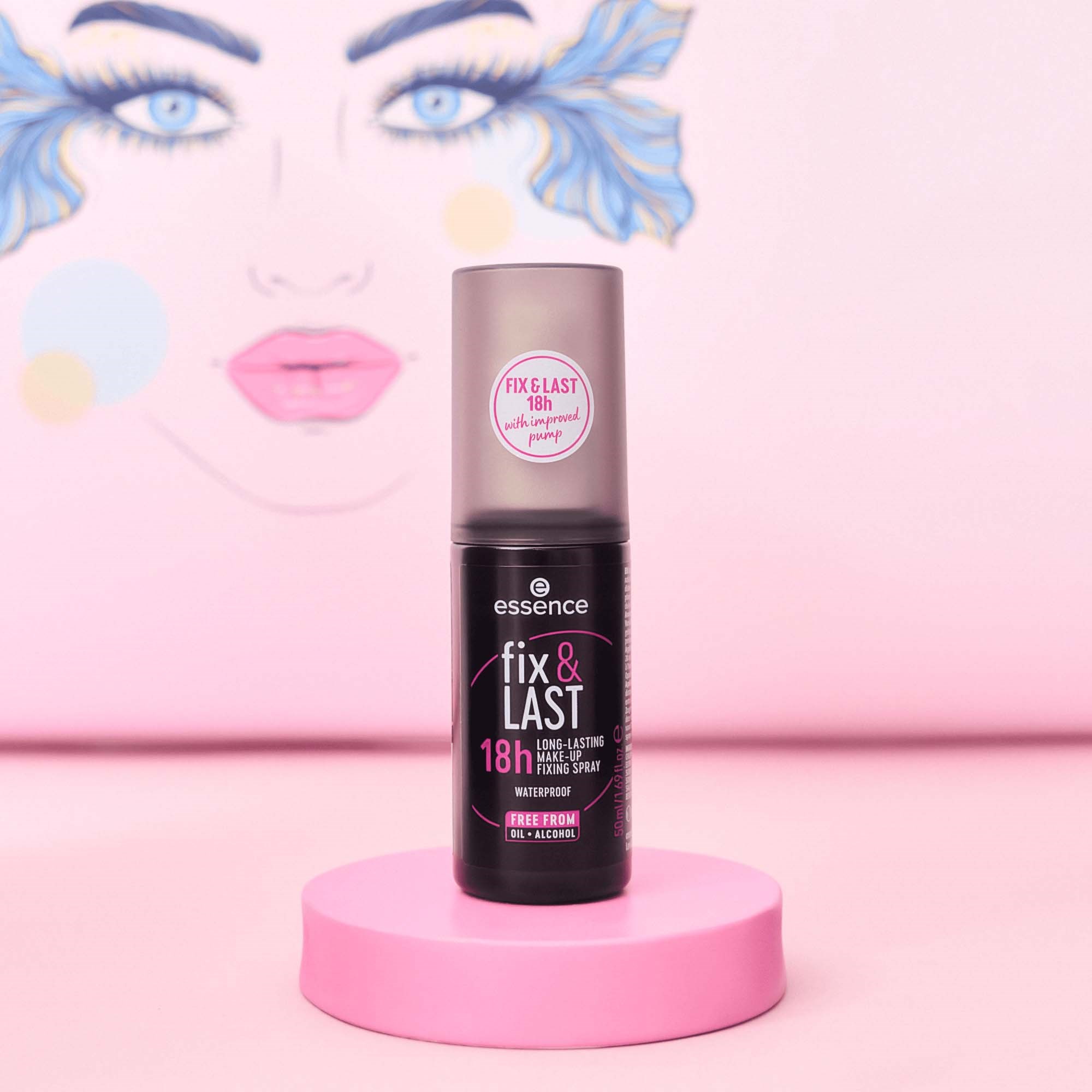 essence Fix & Last 18H Long-Lasting Make-Up Fixing Spray 50 ml (obrázok 3)