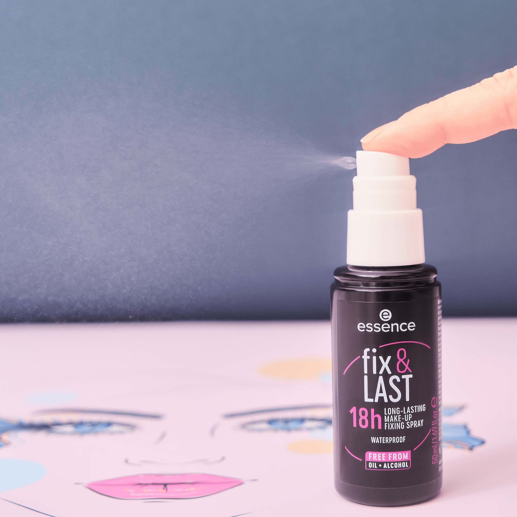 essence Fix & Last 18H Long-Lasting Make-Up Fixing Spray 50 ml (obrázok 4)