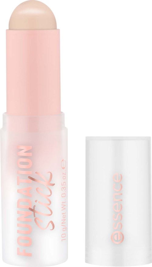 A pink and white stick with a rounded top, labeled Foursquare Style and Essence.