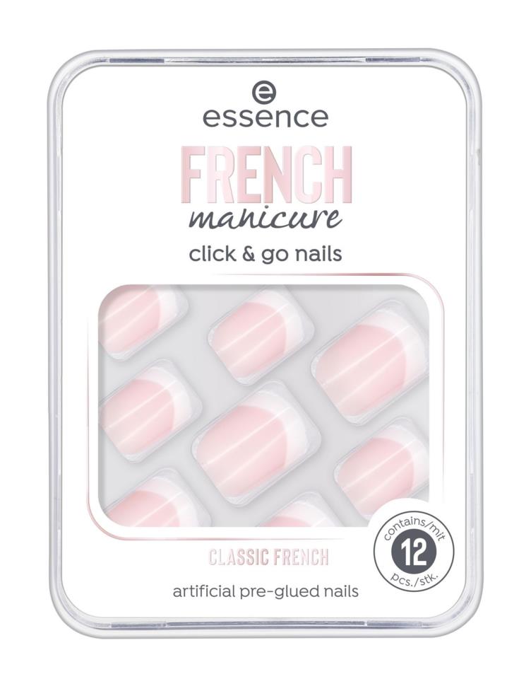 essence french manicure click & go nails 01