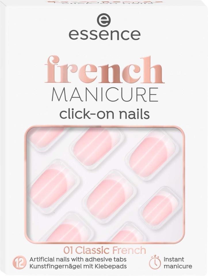 essence French Manicure Click-on Nails 01 Classic French