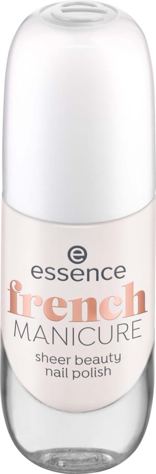 essence French Manicure Sheer Beauty Nail Polish 02 Rosé on Ice