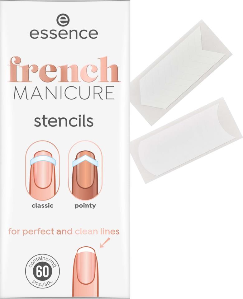 essence French Manicure Stencils 01 French Tips & Tricks
