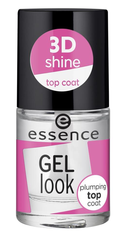 essence gel look plumping top coat