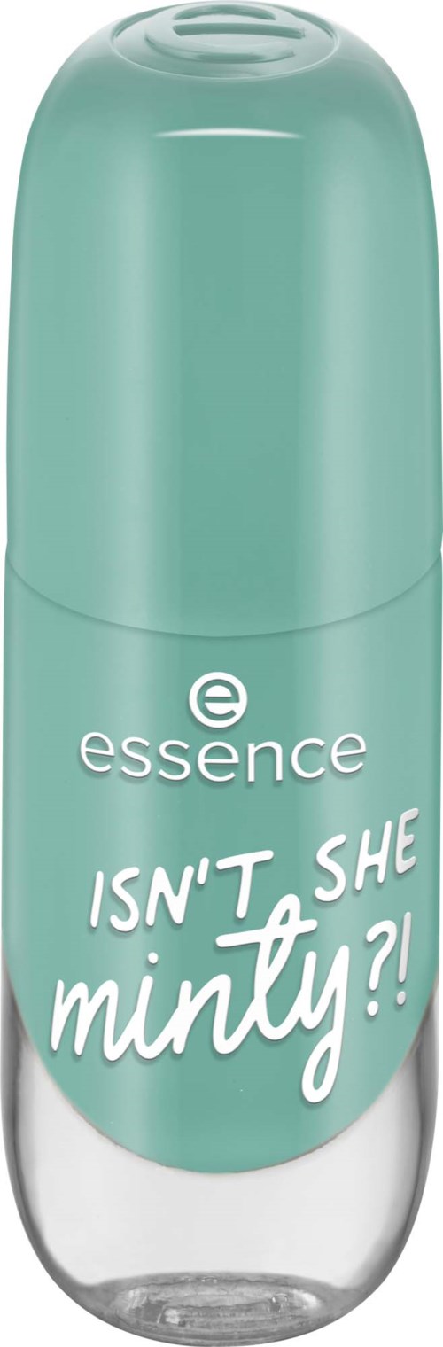 Vihreäkaivertinen roll-on-hajuste. Siinä lukee "Isn't she minty?!".