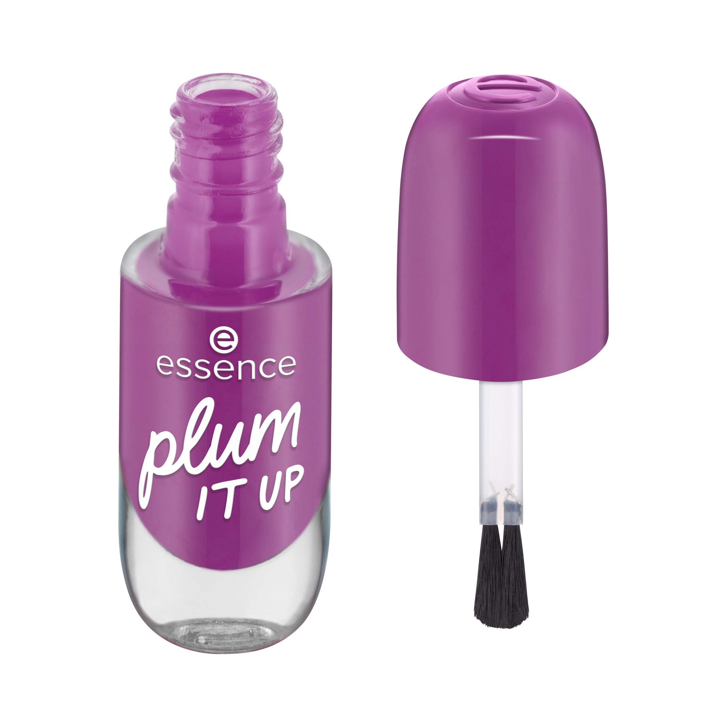 essence gel nail colour 54 plum IT UP