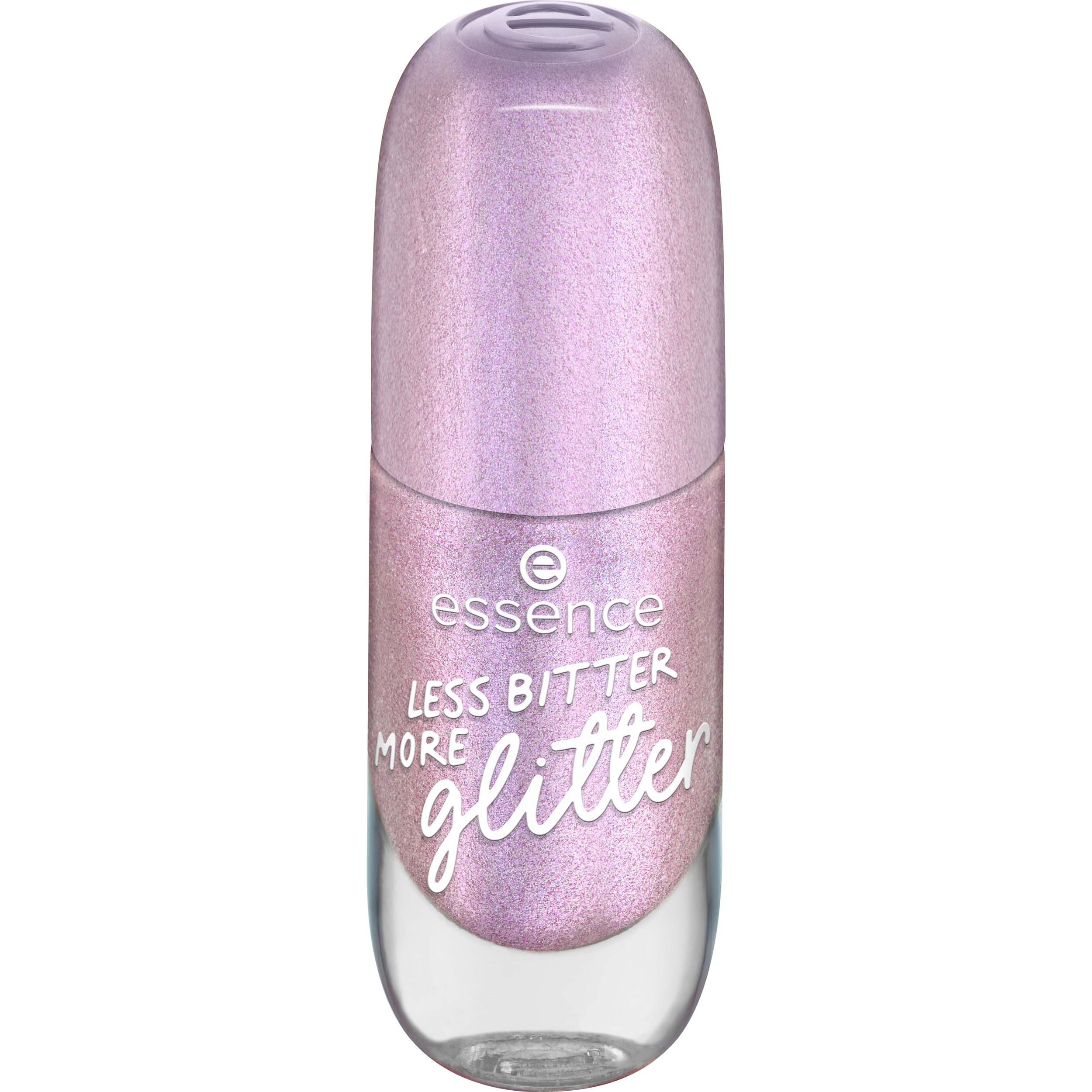 Läs mer om essence gel nail colour 58 LESS BITTER MORE glitter