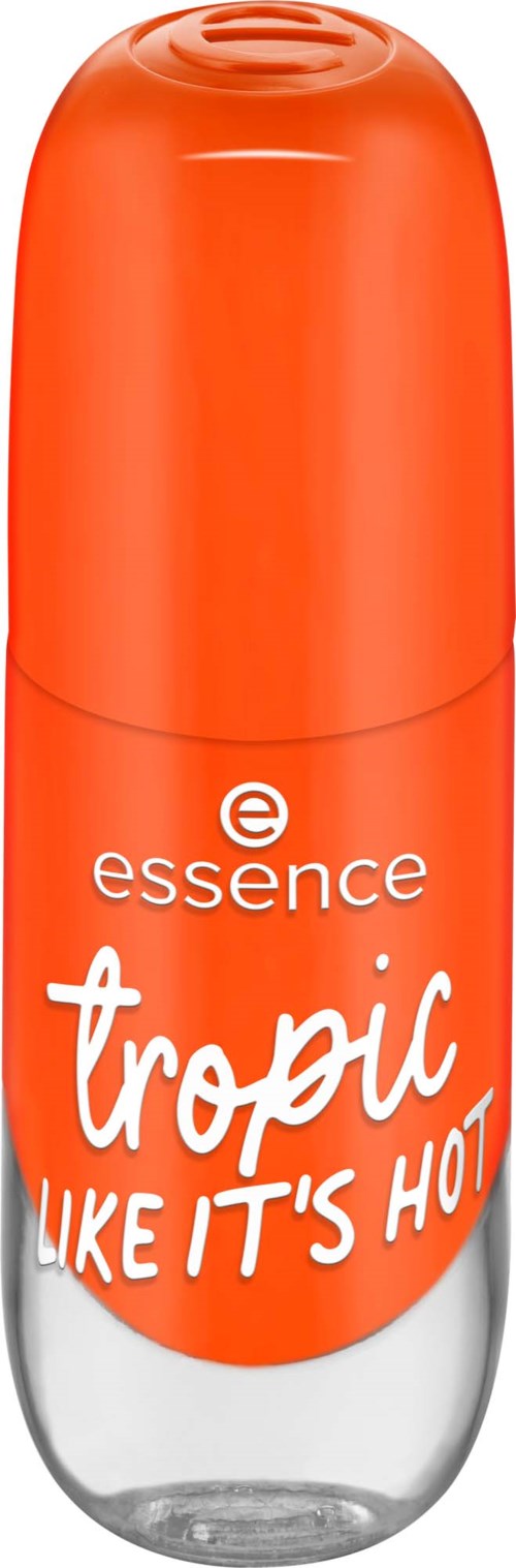 Kirkkaan oranssi roll-on deodoranttippo, jossa lukee "Tropic like it's hot".