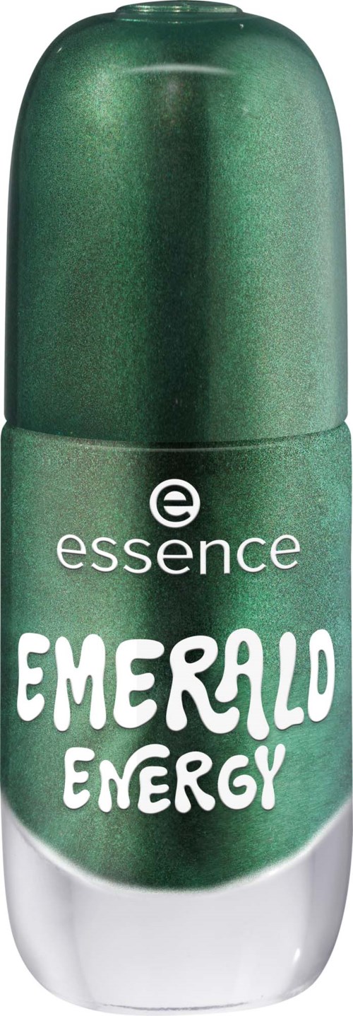 En grön roll-on-deodorant med orden Essence och Emerald Energy på etiketten.