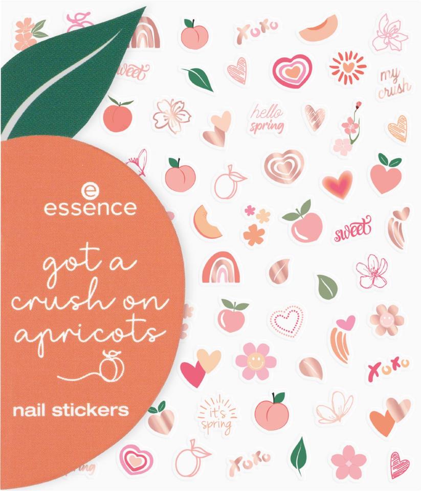 essence Got A Crush On Apricots Nail Stickers
