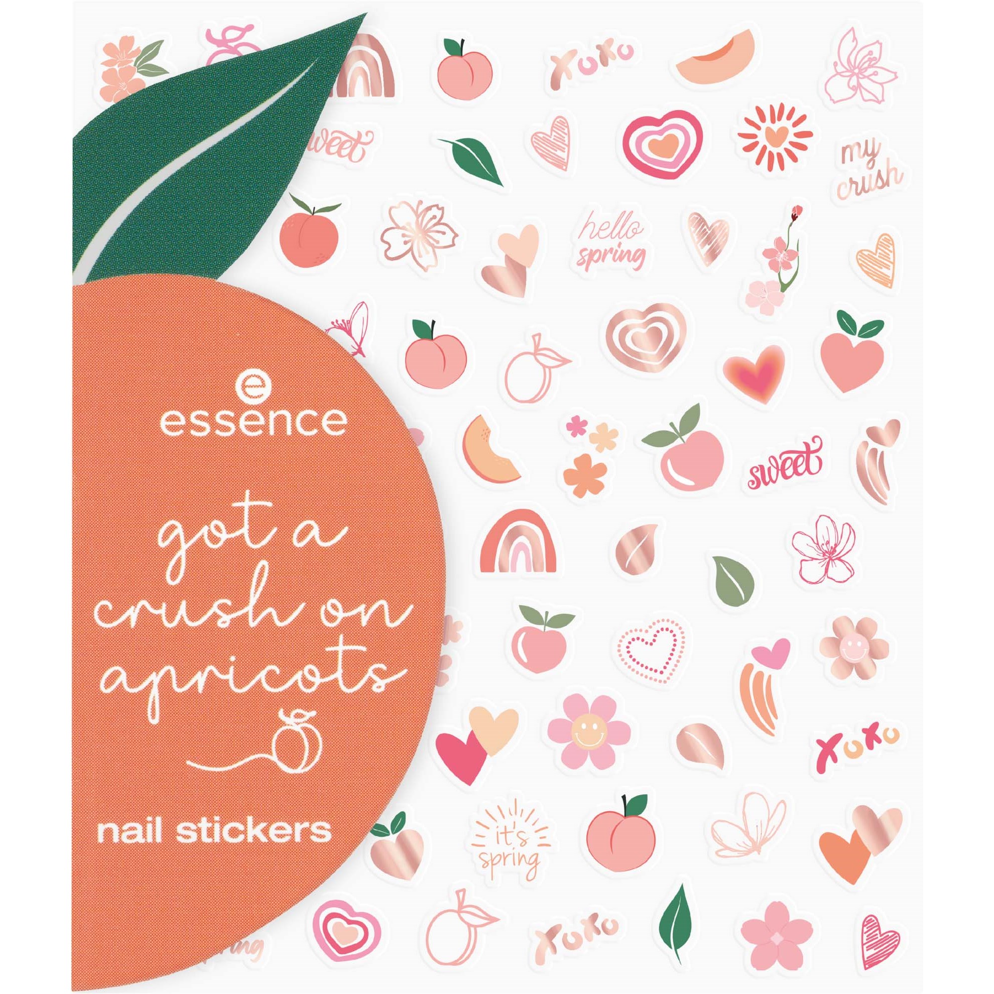 Läs mer om essence Got A Crush On Apricots Nail Stickers