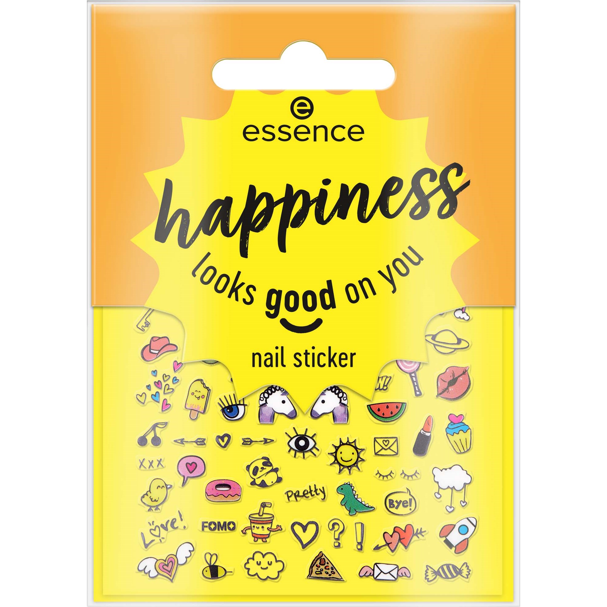 essence Happiness Looks Good On You Nail Sticker