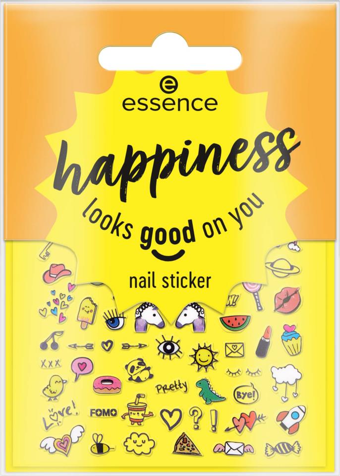 essence Happiness Looks Good On You Nail Sticker 