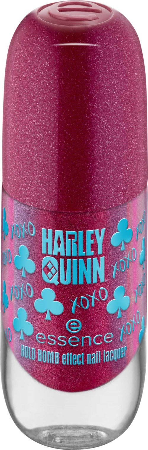 essence Harley Quinn Holo Bomb Effect Nail Lacquer 01 XOXO, Harley