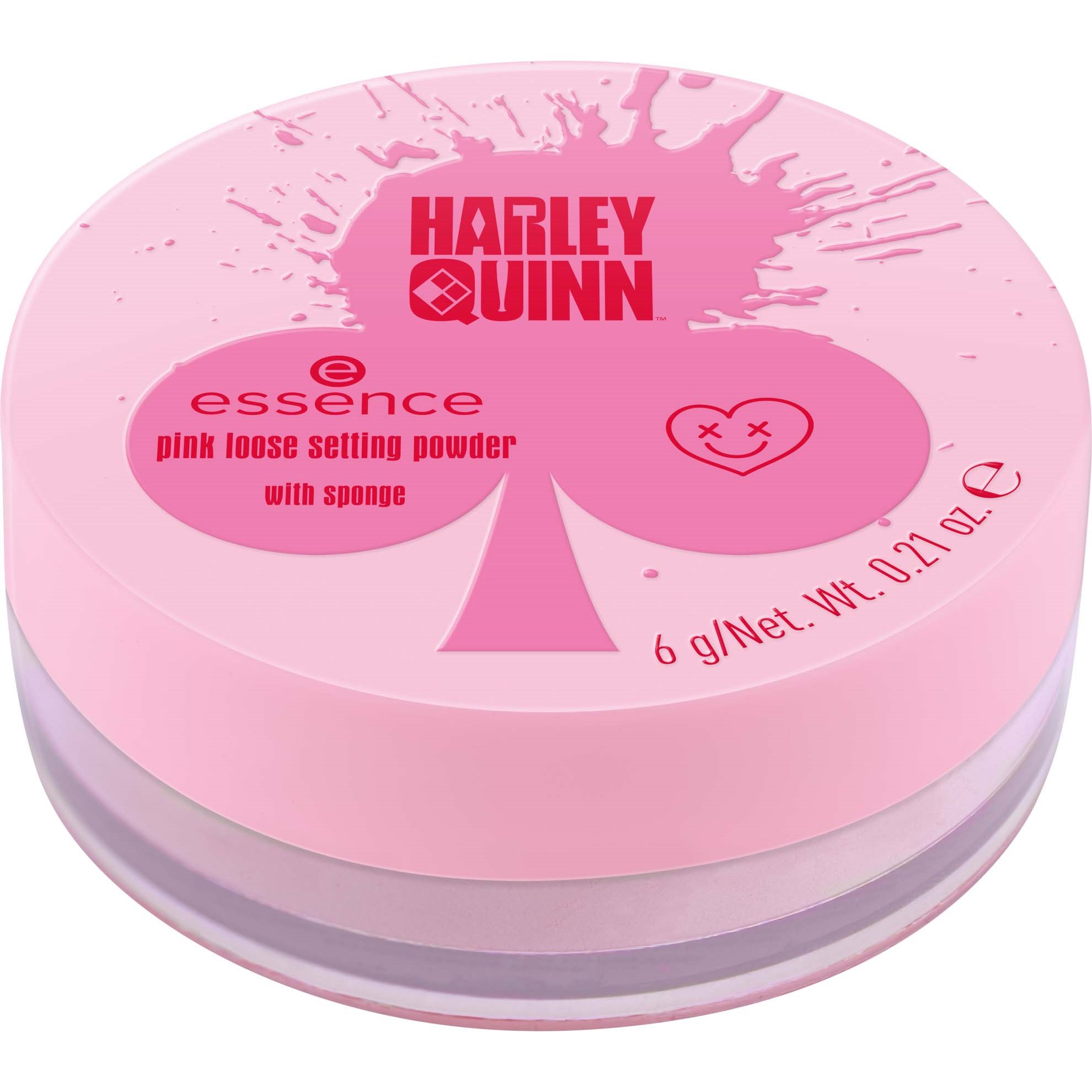 essence Harley Quinn Pink Loose Setting Powder 01 Harley Vibes