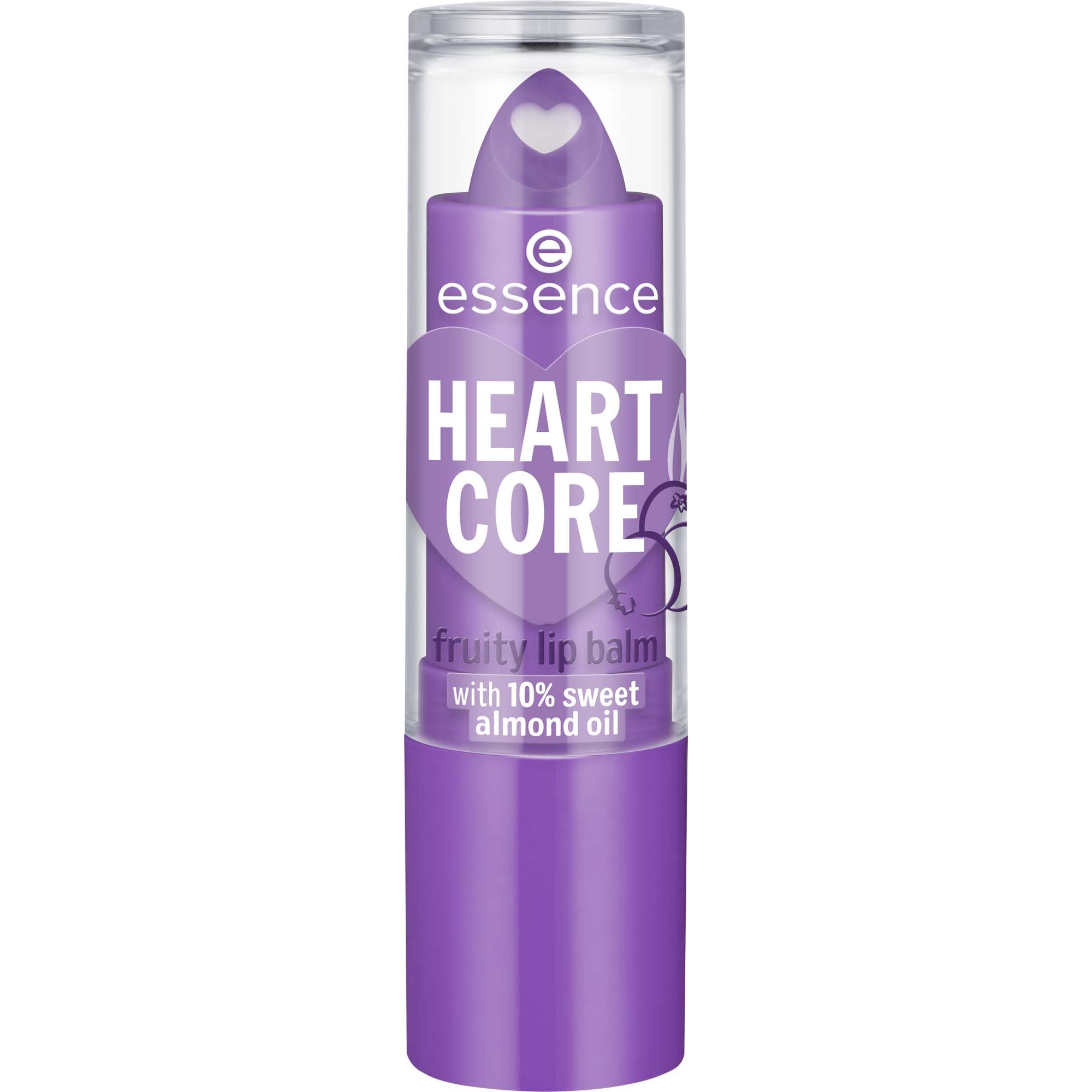 Alternativ bild 1 för essence Heart Core Fruity Lip Balm 06 Amazing Acai