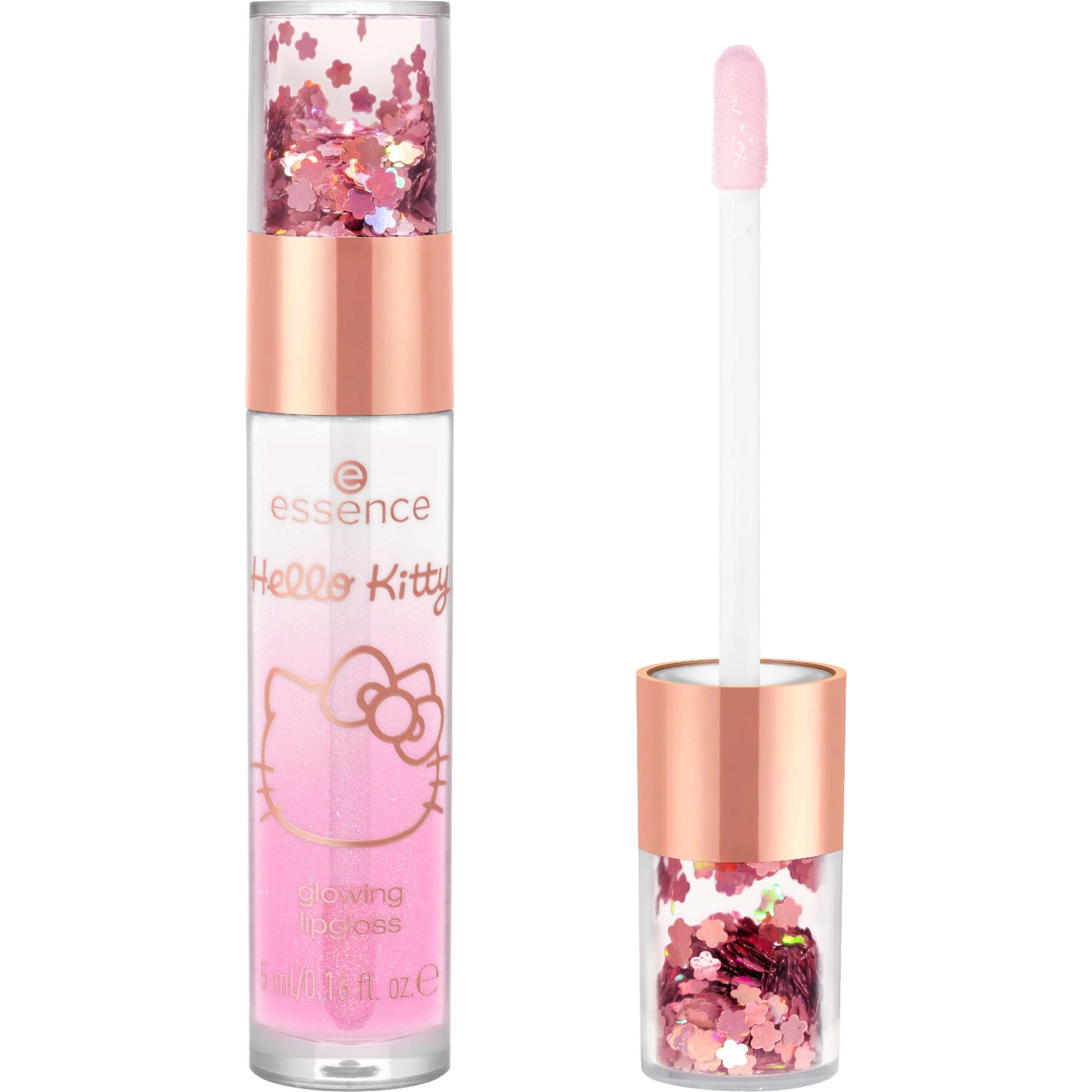 Фото - Помада й блиск для губ Essence Hello Kitty Glowing Lipgloss 01 Today Just Got Cuter! 